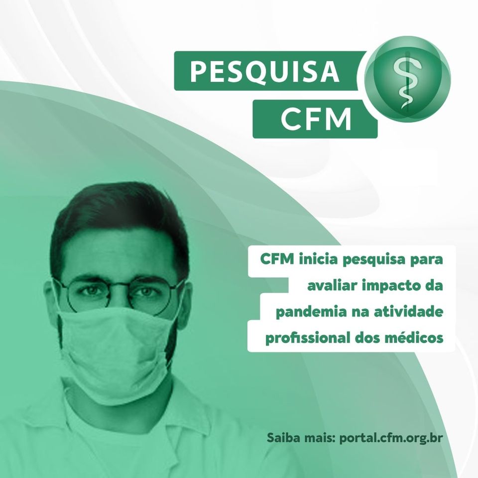 CFM avalia impacto da pandemia na atividade médica Comunicados do CRM