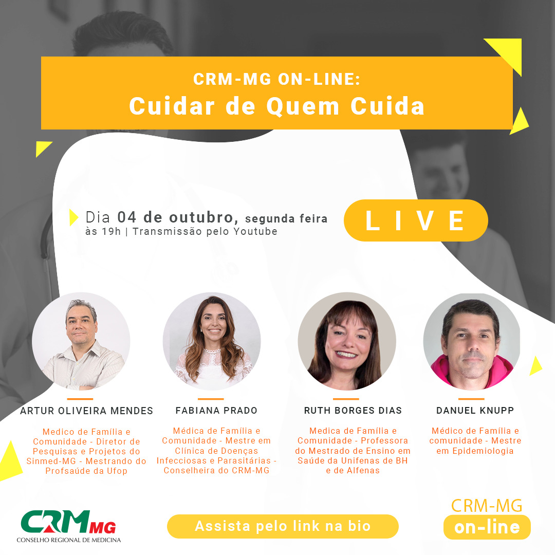 CRM MG On Line Aborda Os Cuidados Com Quem Cuida Em Nível Ampliado E