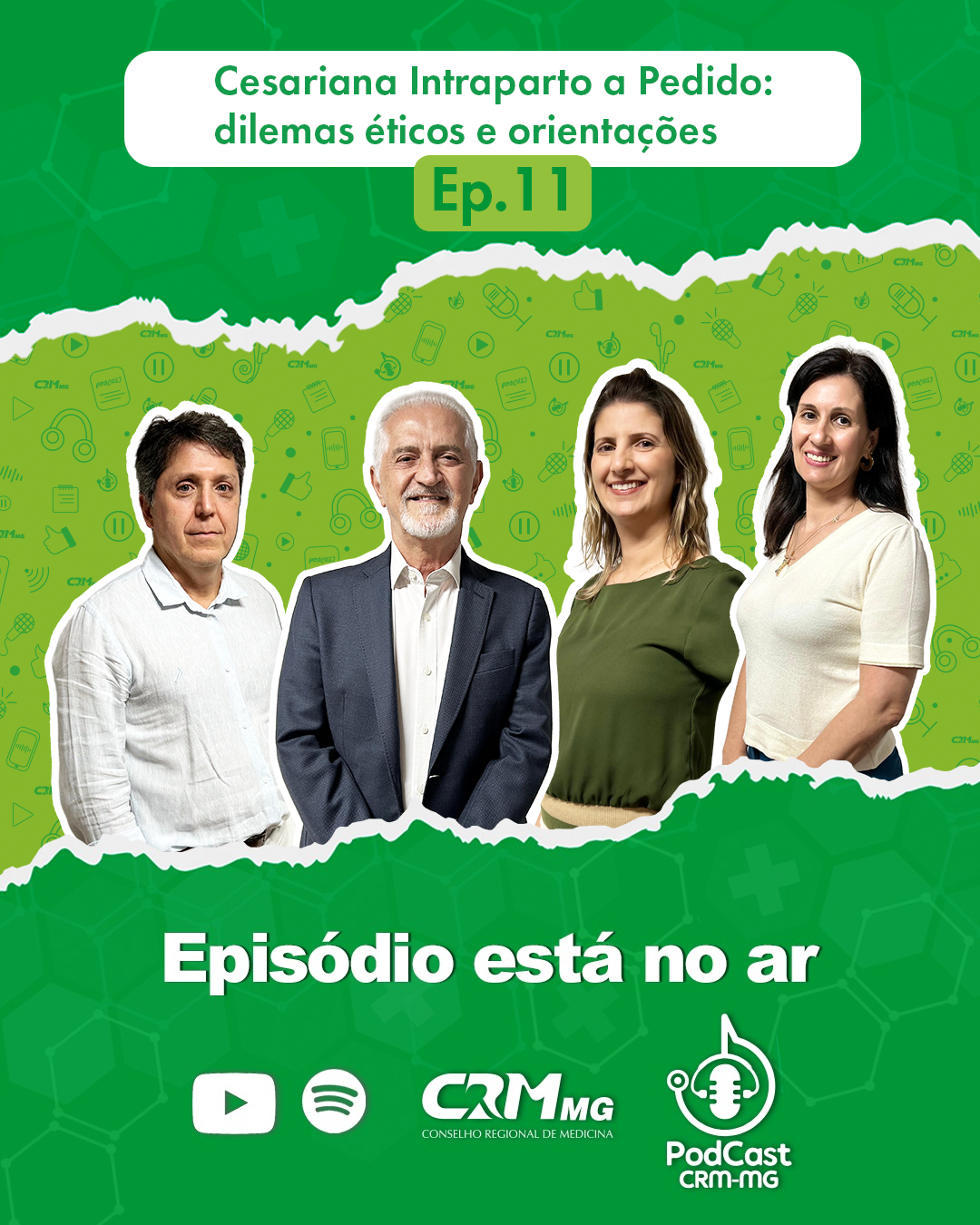 Ep. 11: Cesariana Intraparto a Pedido: dilemas éticos e orientações